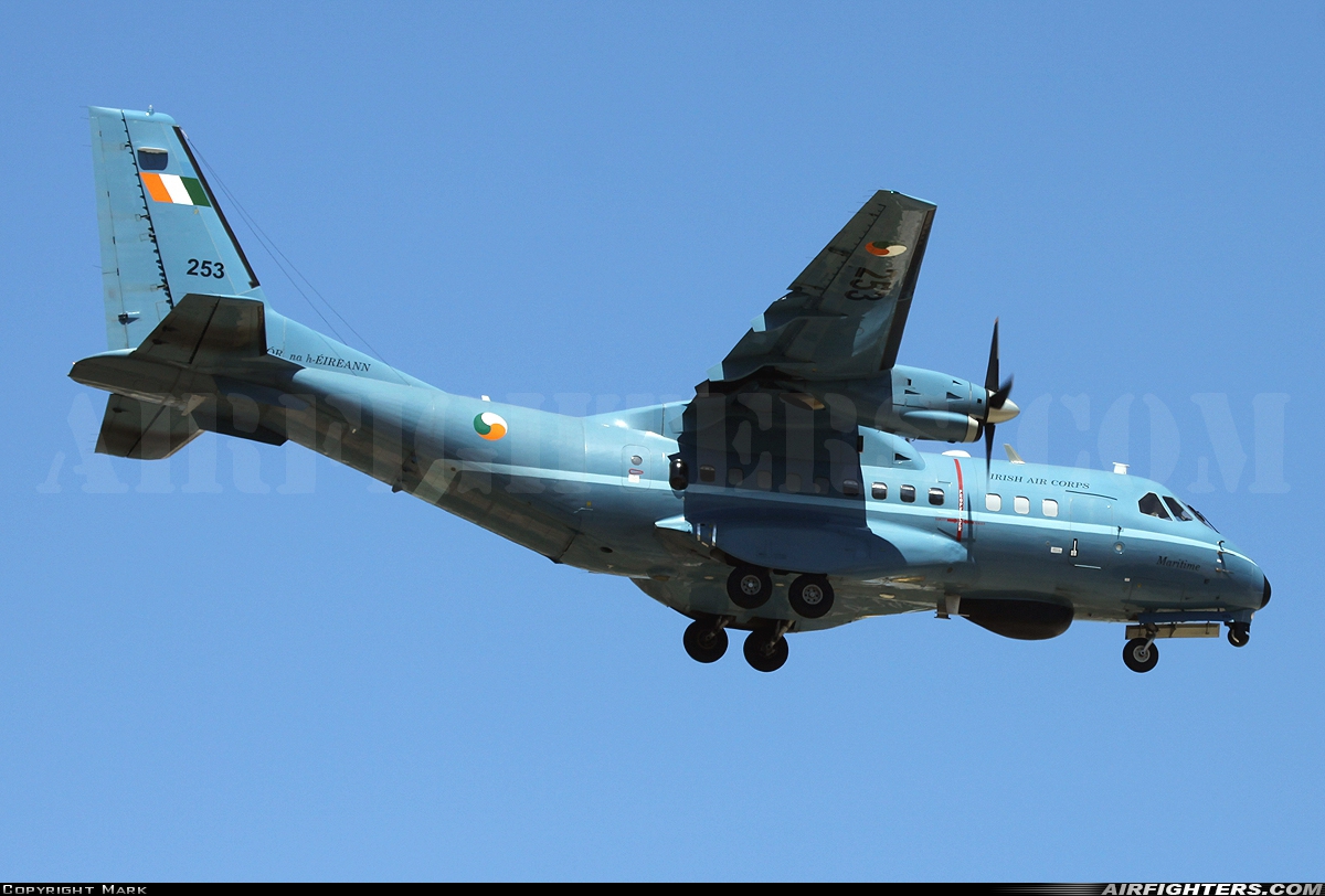 Ireland - Air Force CASA CN235M-100 253 at Luqa - Malta International (MLA / LMML), Malta