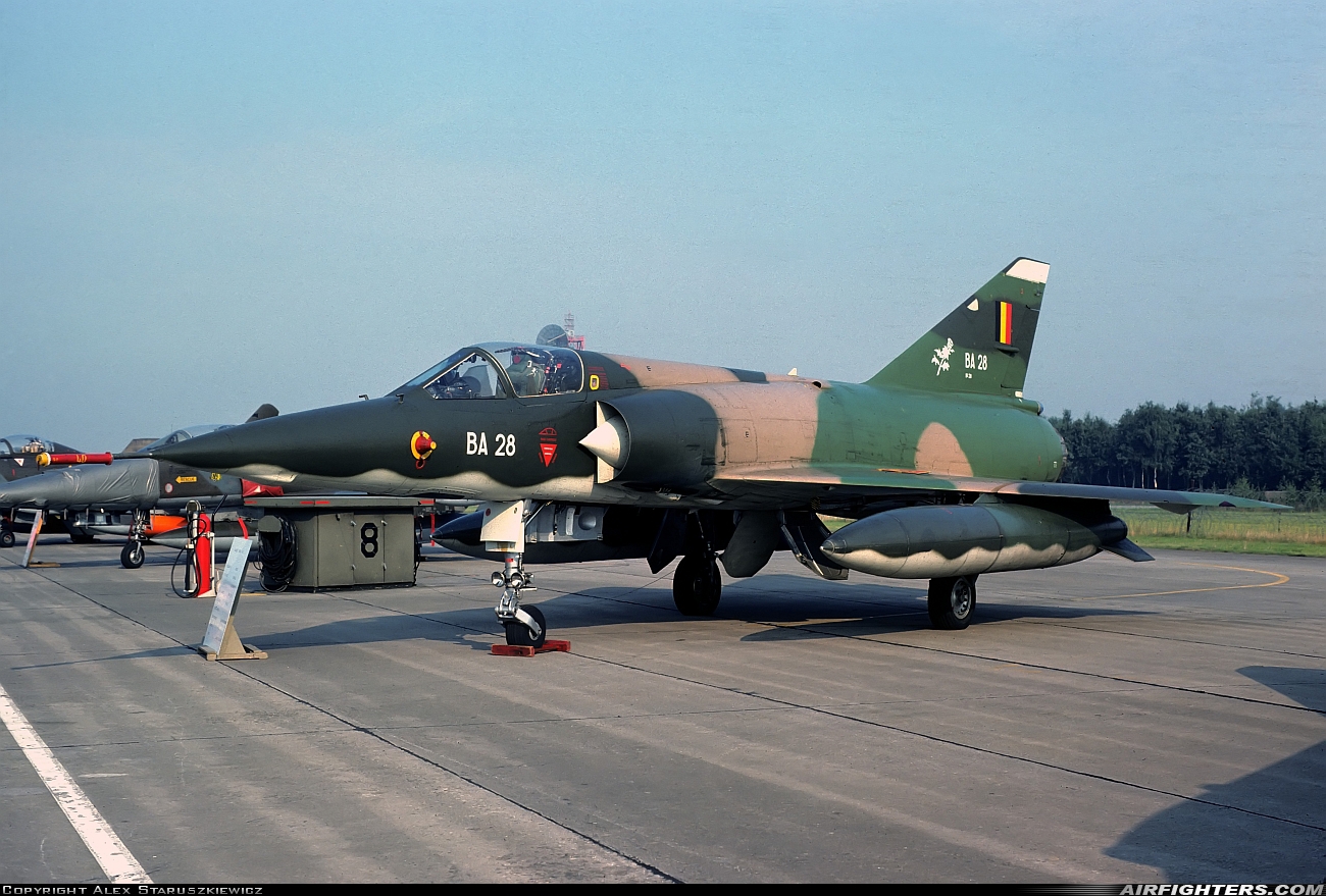 Belgium - Air Force Dassault Mirage 5BA BA28 at Uden - Volkel (UDE / EHVK), Netherlands