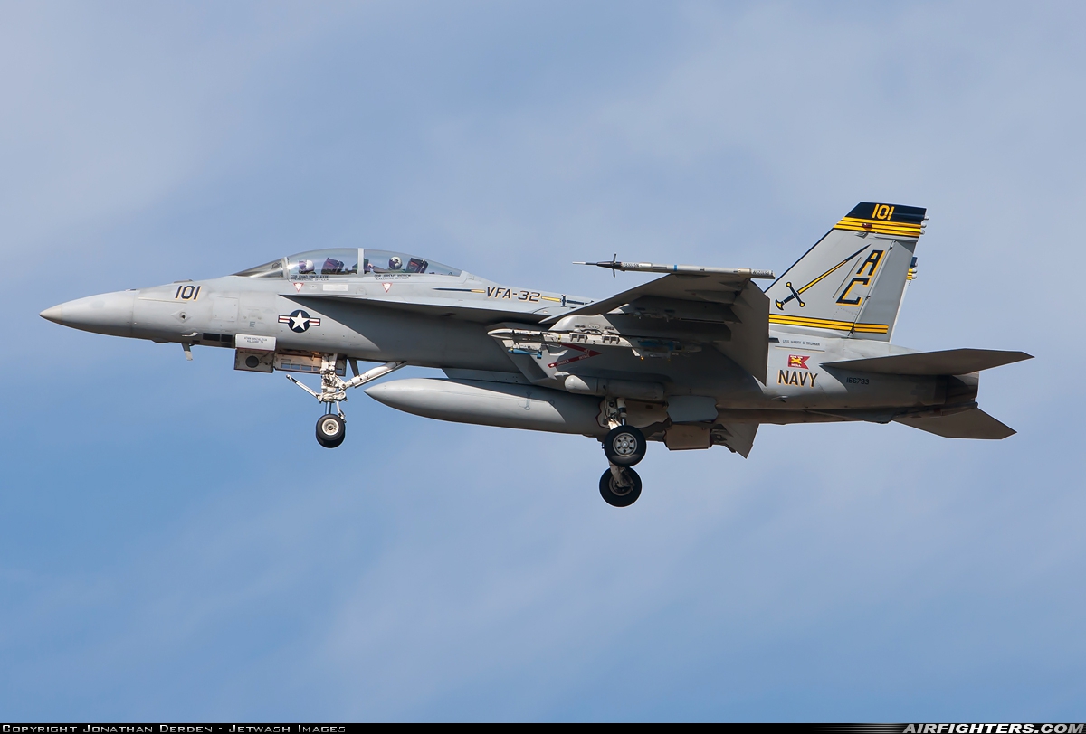 USA - Navy Boeing F/A-18F Super Hornet 166793 at Virginia Beach - Oceana NAS / Apollo Soucek Field (NTU / KNTU), USA