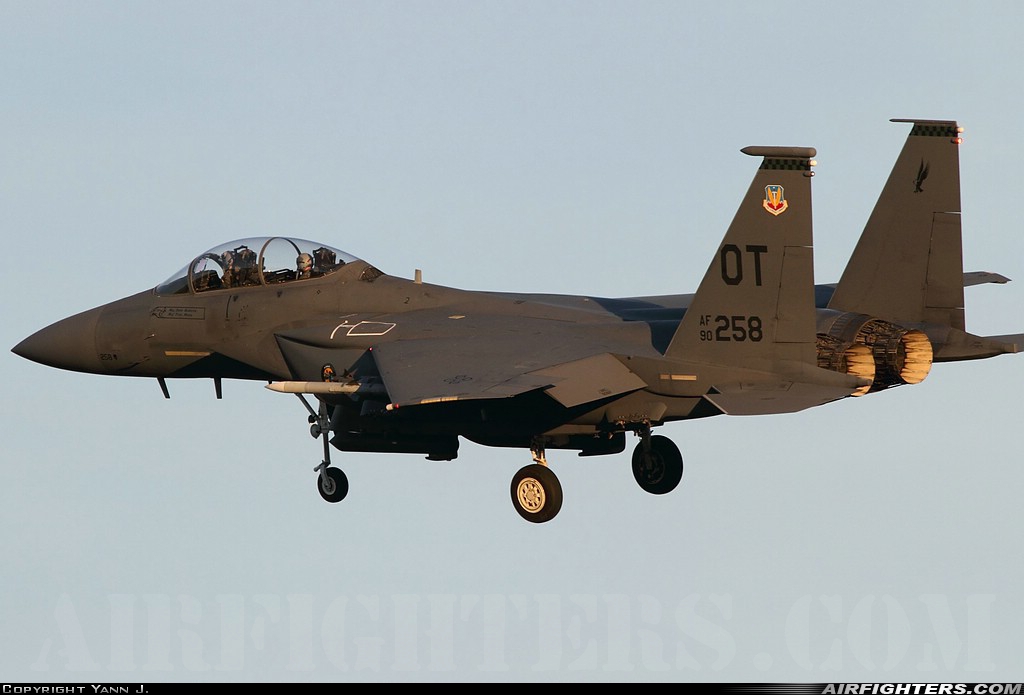 USA - Air Force McDonnell Douglas F-15E Strike Eagle 90-0258 at Las Vegas - Nellis AFB (LSV / KLSV), USA