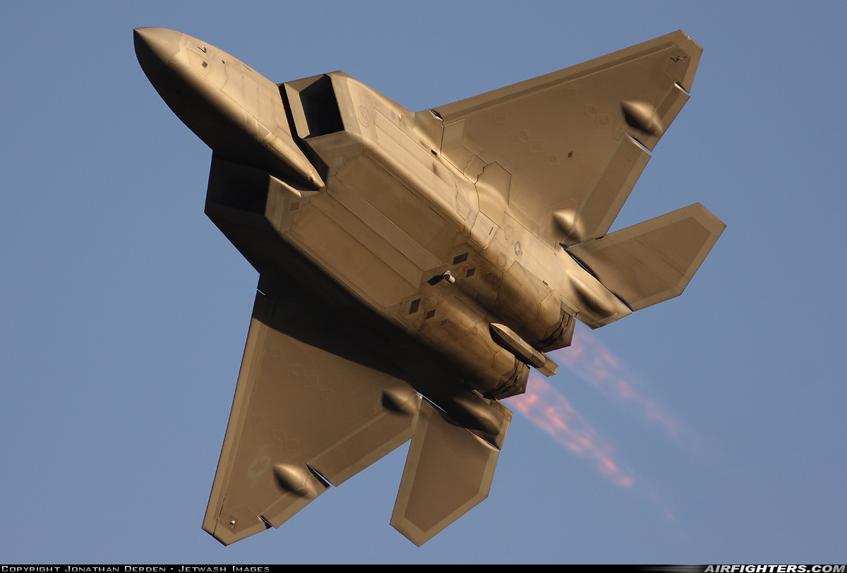 Photo ID 12606 by Jonathan Derden - Jetwash Images. USA Air Force Lockheed Martin F 22A Raptor, 02 4036