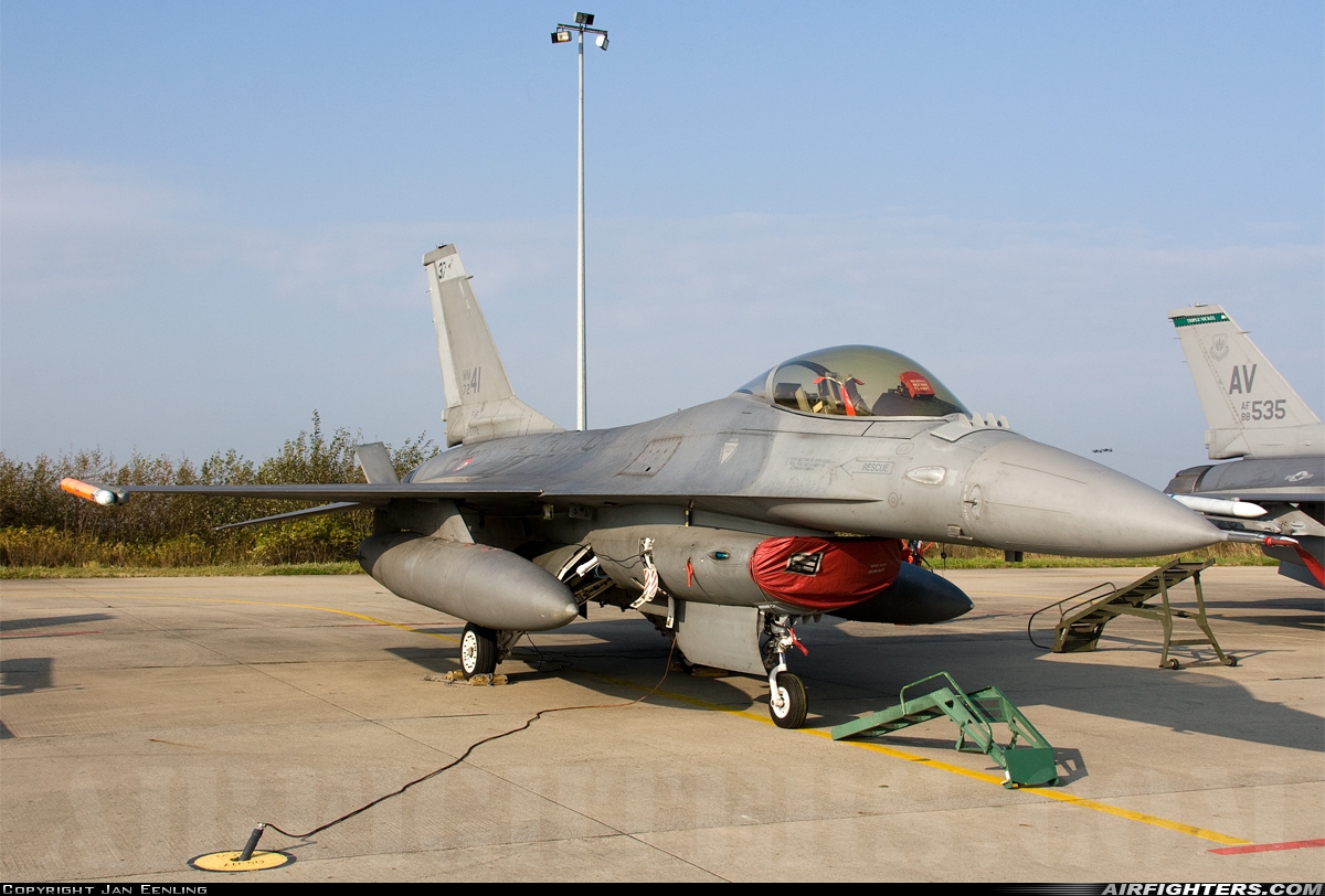 Italy - Air Force General Dynamics F-16A/ADF Fighting Falcon MM7241 at Florennes (EBFS), Belgium