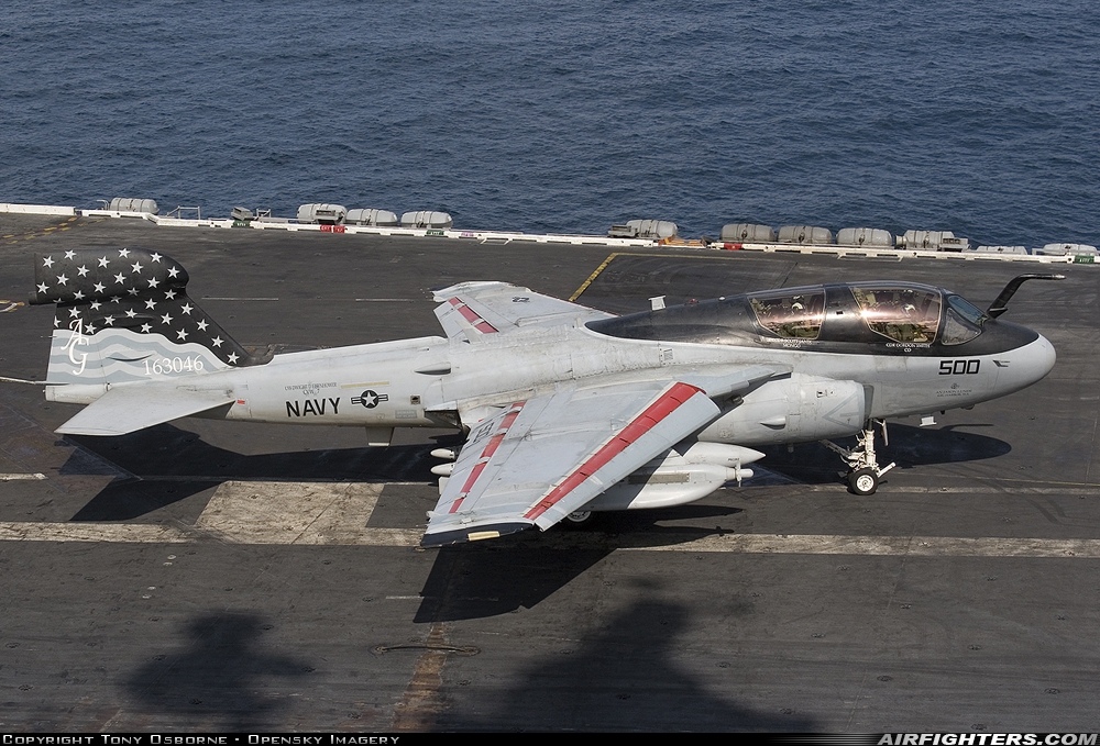 USA - Navy Grumman EA-6B Prowler (G-128) 163046 at Off-Airport - Arabian Sea, International Airspace