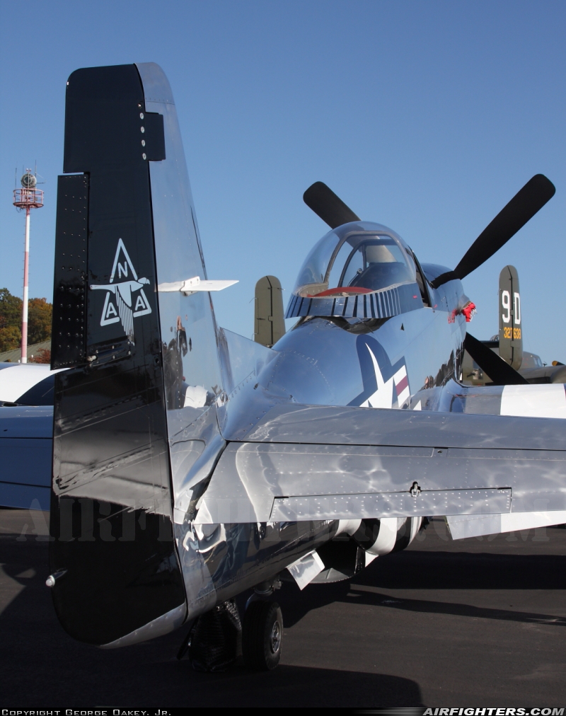 Private North American P-51D Mustang NL51HY at Charlotte-Monroe Executive Airport (EQY / KEQY), USA