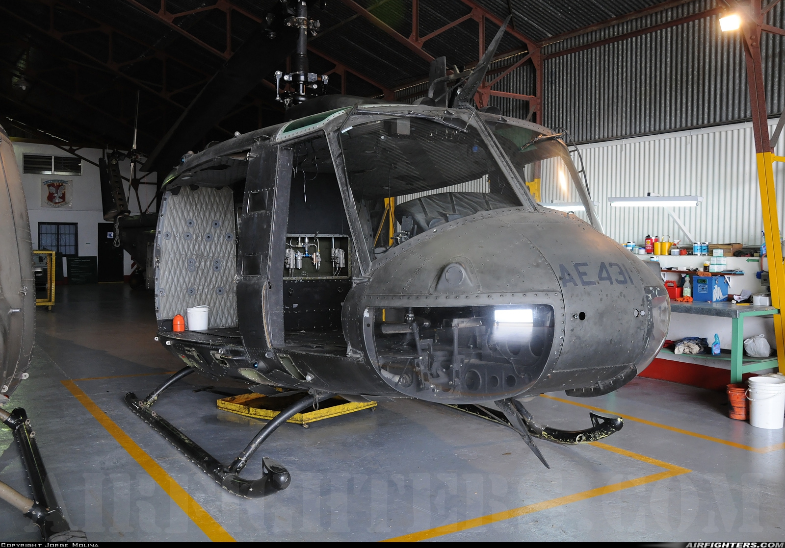 Argentina - Army Bell UH-1H Iroquois (205) AE-431 at Buenos Aires - Campo de Mayo (CPO / SADO), Argentina