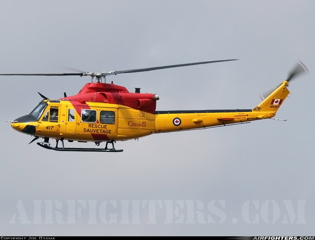 Canada - Air Force Bell CH-146 Griffon (412CF) 146417 at Windsor (CYQG), Canada