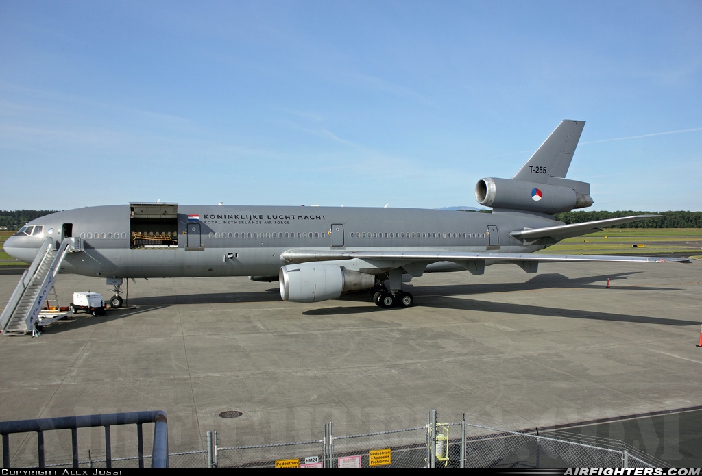 Netherlands - Air Force McDonnell Douglas DC-10-30CF T-255 at Portland - Int. (PDX / KPDX), USA