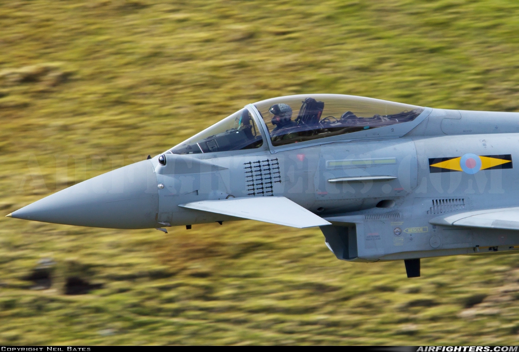 UK - Air Force Eurofighter Typhoon FGR4 ZJ933 at Off-Airport - Machynlleth Loop Area, UK