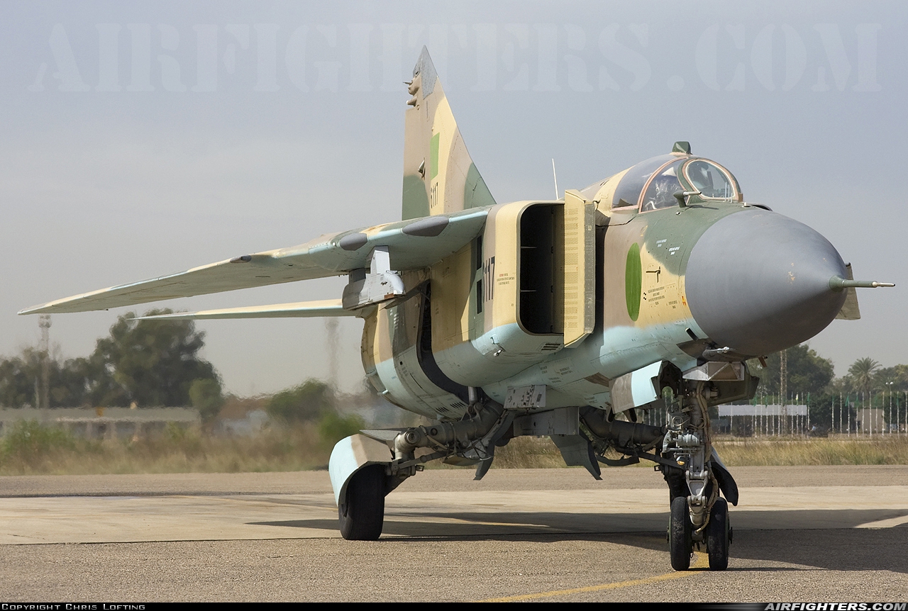 Libya - Air Force Mikoyan-Gurevich MIG-23MLD 6117 at Tripoli - Mitiga (MJI / HLLM), Libya