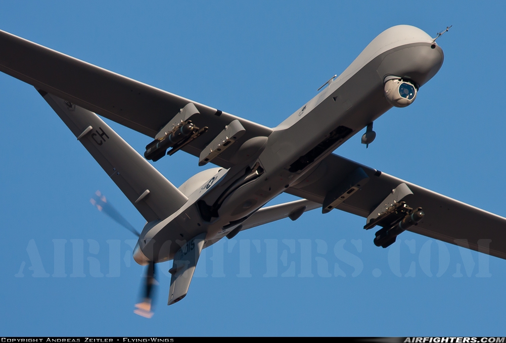 USA - Air Force General Atomics MQ-9A Reaper 05-4015 at Las Vegas - Nellis AFB (LSV / KLSV), USA