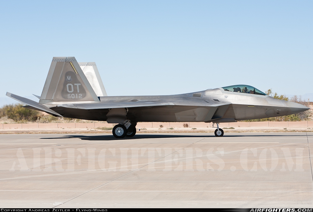 USA - Air Force Lockheed Martin F-22A Raptor 00-4012 at Alamogordo - Holloman AFB (HMN / KHMN), USA