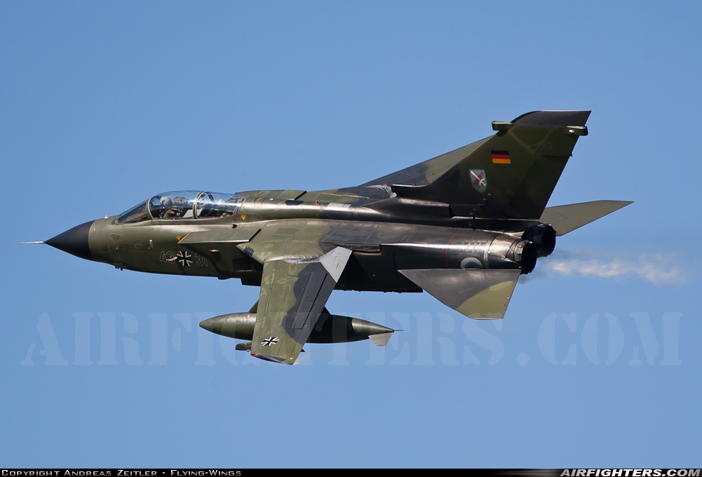 Germany - Air Force Panavia Tornado IDS 43+31 at Eggebek (ETME), Germany