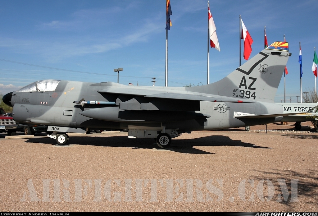 USA - Air Force LTV Aerospace A-7D Corsair II 75-0394 at Tucson - Davis-Monthan AFB (DMA / KDMA), USA