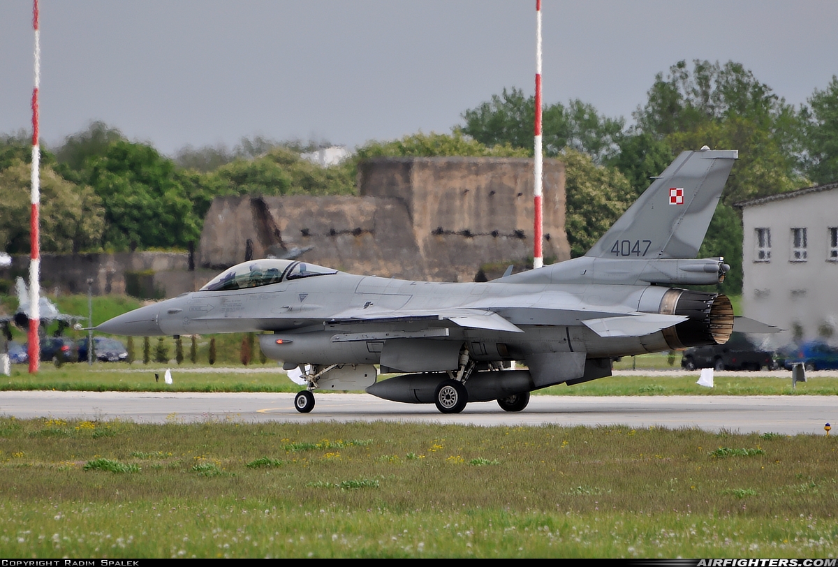 Poland - Air Force General Dynamics F-16C Fighting Falcon 4047 at Poznan / Krzesiny (EPKS), Poland