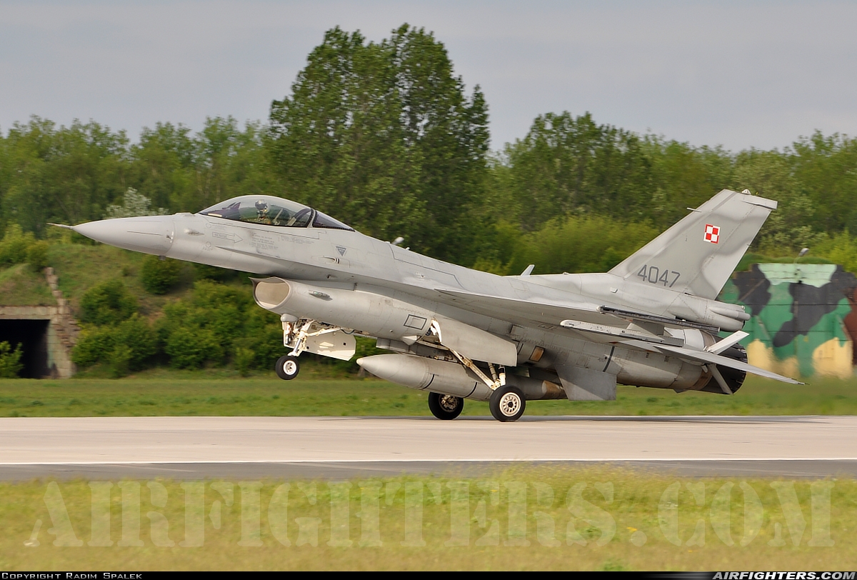 Poland - Air Force General Dynamics F-16C Fighting Falcon 4047 at Poznan / Krzesiny (EPKS), Poland