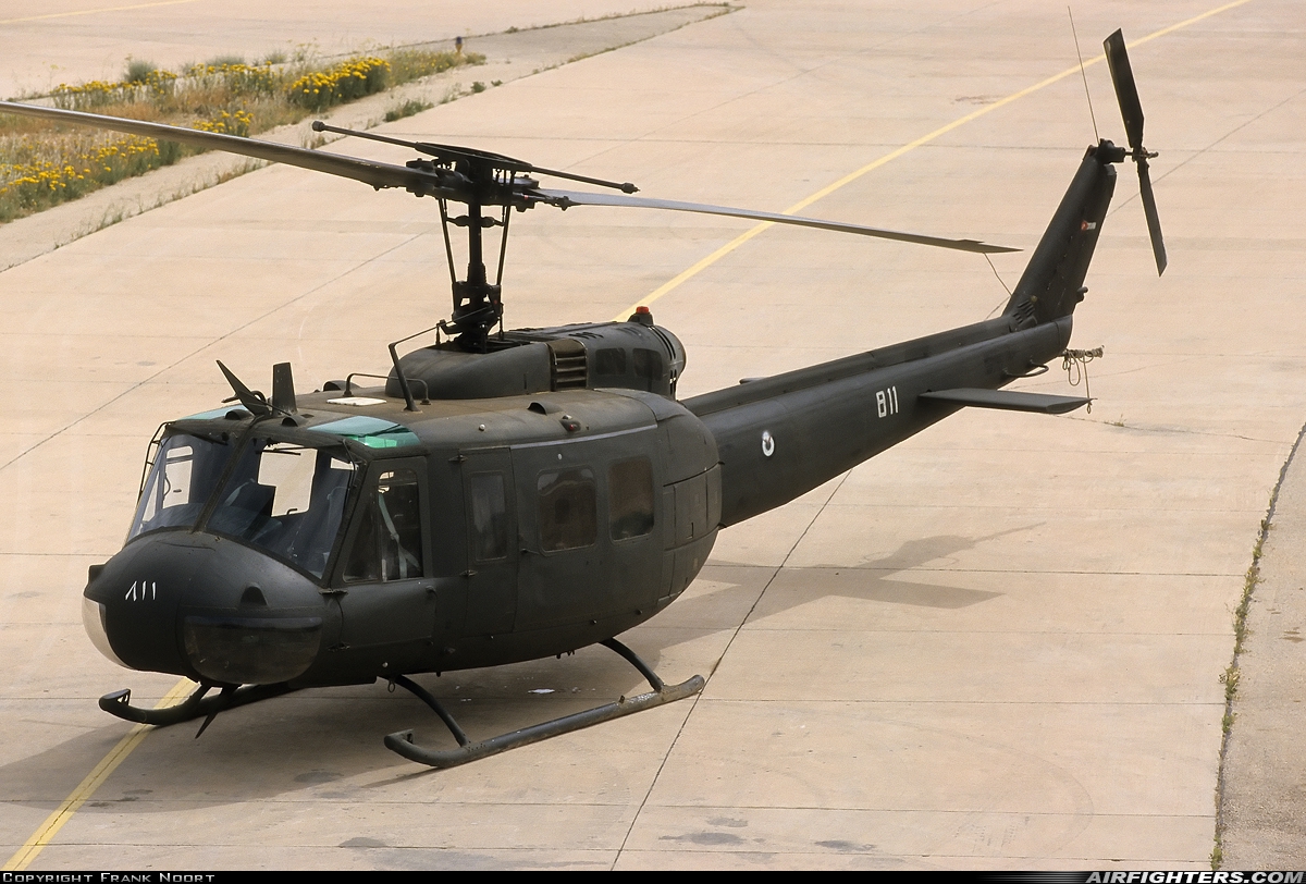 Jordan - Air Force Bell UH-1H Iroquois (205) 811 at Mafraq (OJMF), Jordan