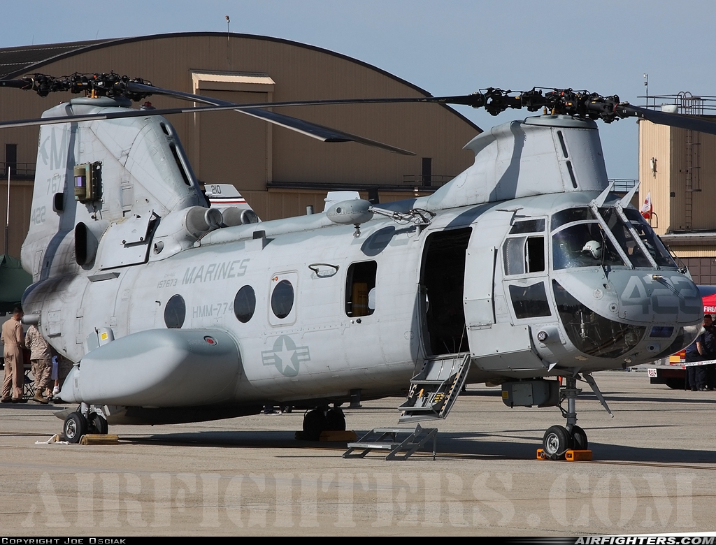USA - Marines Boeing Vertol CH-46F Sea Knight (107-II) 157673 at Camp Springs - Andrews AFB (Washington NAF) (ADW / NSF / KADW), USA