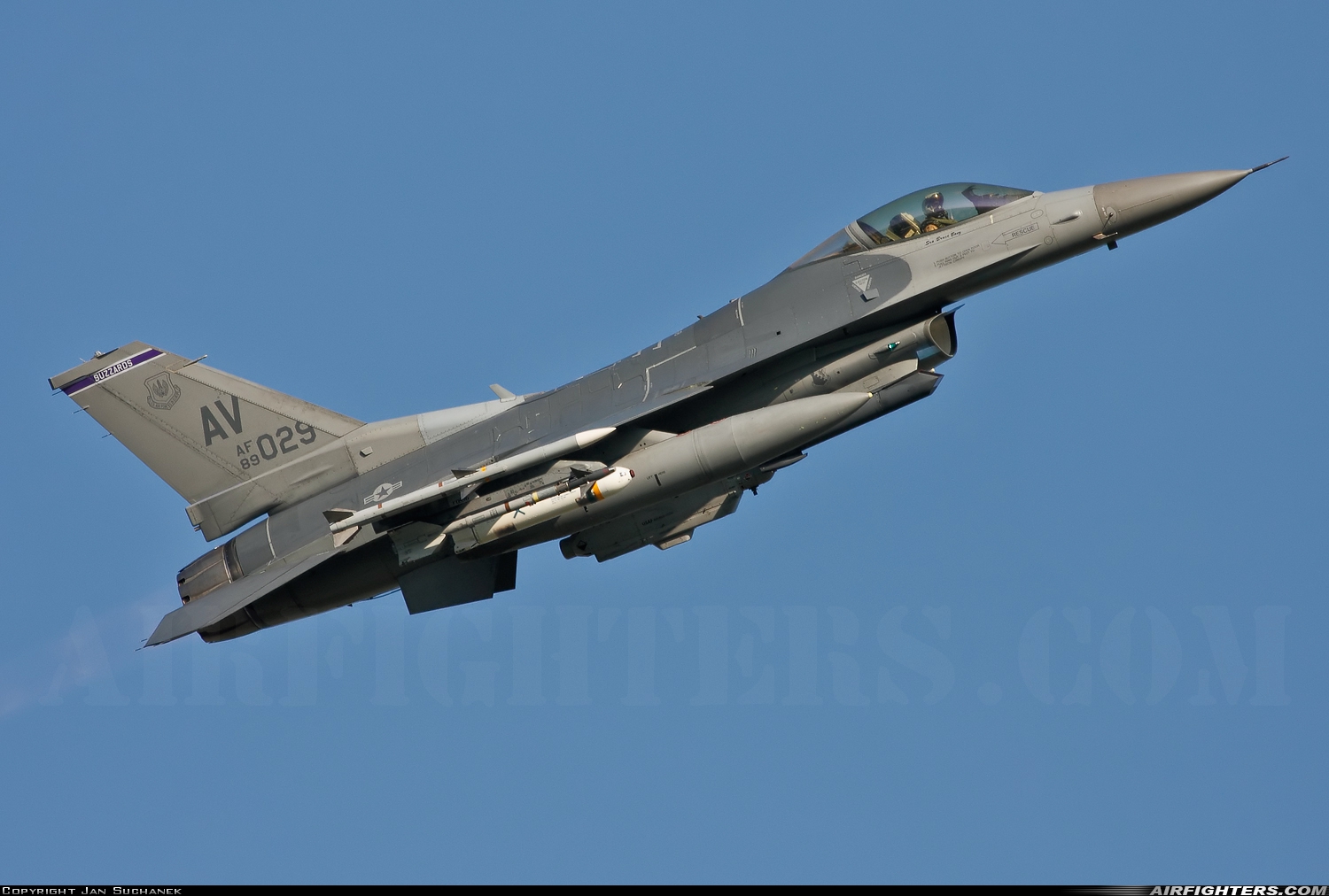 USA - Air Force General Dynamics F-16C Fighting Falcon 89-2029 at Aviano (- Pagliano e Gori) (AVB / LIPA), Italy