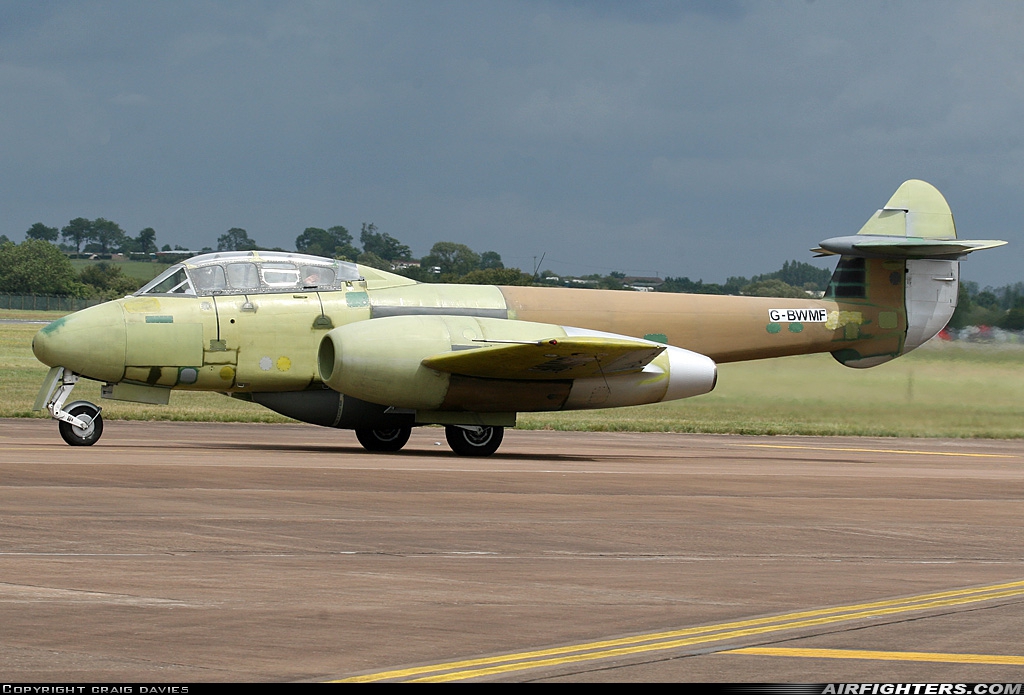 Private - Aviation Heritage Ltd. Gloster Meteor T.7 G-BWMF at Fairford (FFD / EGVA), UK