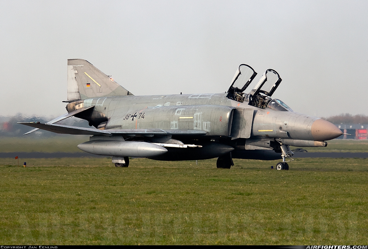 Germany - Air Force McDonnell Douglas F-4F Phantom II 38+74 at Leeuwarden (LWR / EHLW), Netherlands