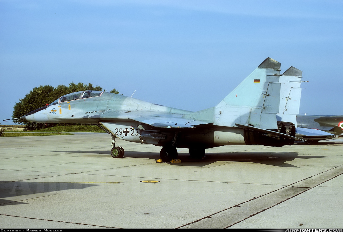Germany - Air Force Mikoyan-Gurevich MiG-29GT (9.51) 29+23 at Memmingen - Allgau (FMM / EDJA), Germany