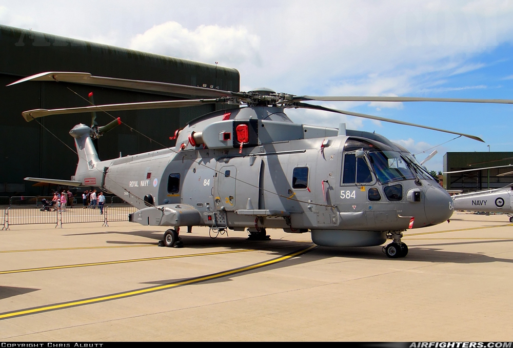 UK - Navy AgustaWestland Merlin HM1 (Mk111) ZH849 at Waddington (WTN / EGXW), UK