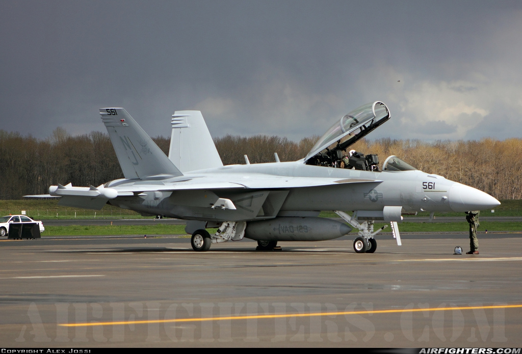 USA - Navy Boeing EA-18G Growler 168268 at Portland - Int. (PDX / KPDX), USA