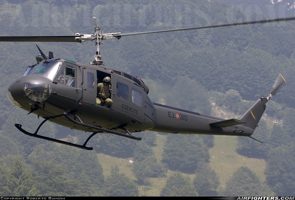 Italy - Army Agusta-Bell AB-205A-1 MM80681 at Bolzano (- Dolomiti / G. Sabelli) (BZO / LIPB), Italy