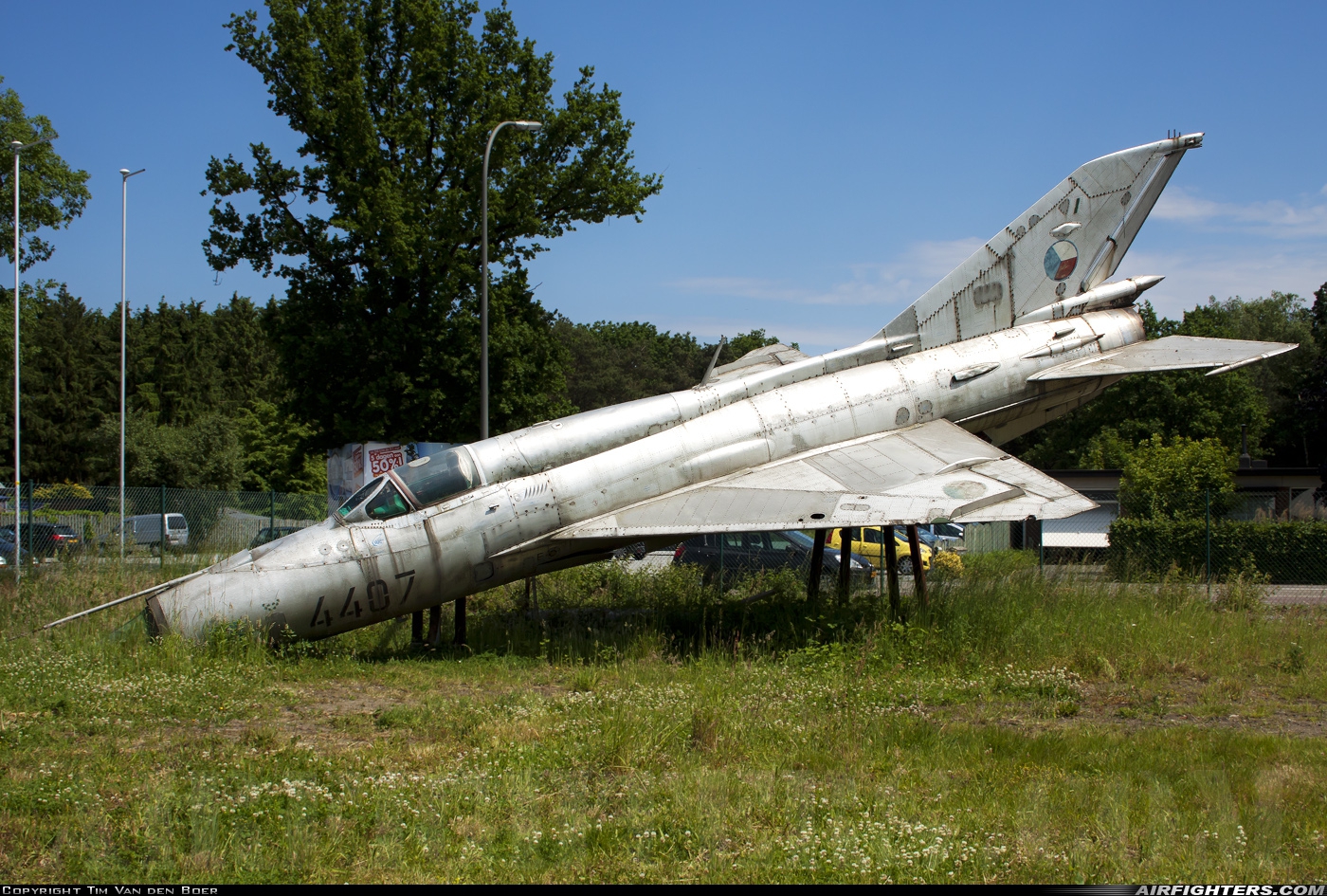 Czech Republic - Air Force Mikoyan-Gurevich MiG-21PFM 4407 at Off-Airport - Lommel, Belgium