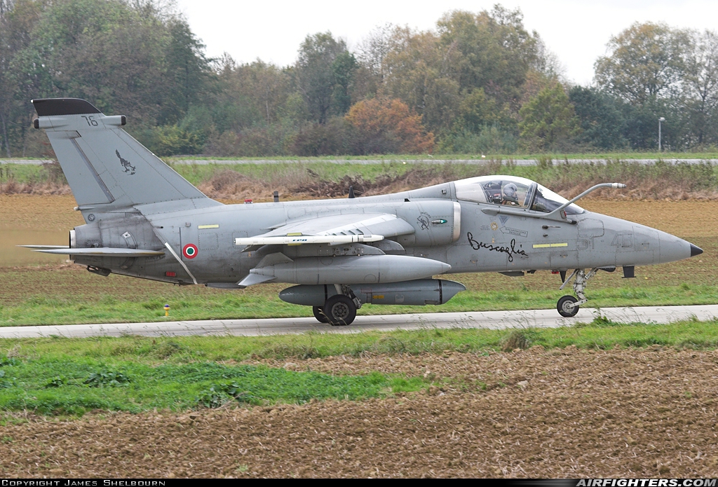 Italy - Air Force AMX International AMX MM7176 at Florennes (EBFS), Belgium