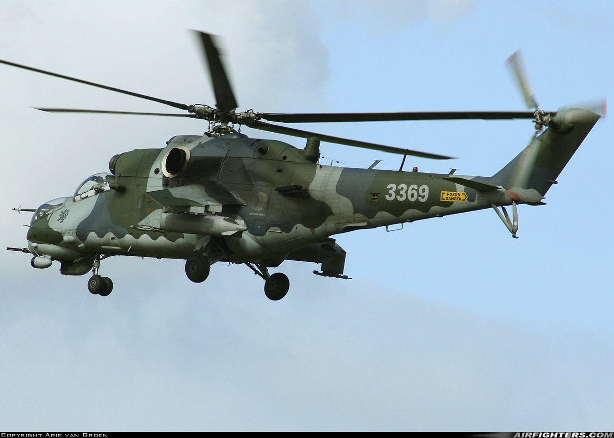 Czech Republic - Air Force Mil Mi-35 (Mi-24V) 3369 at Leeuwarden (LWR / EHLW), Netherlands