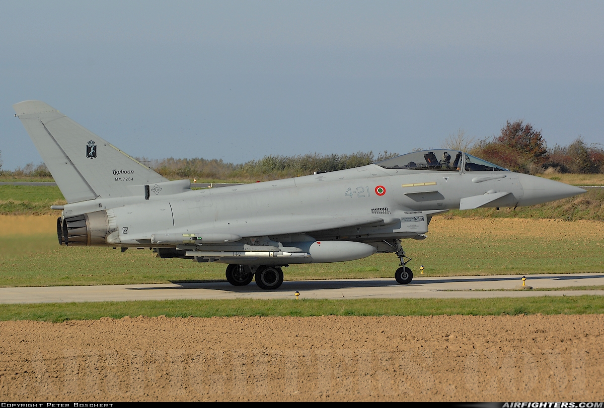Italy - Air Force Eurofighter F-2000A Typhoon (EF-2000S) MM7284 at Florennes (EBFS), Belgium