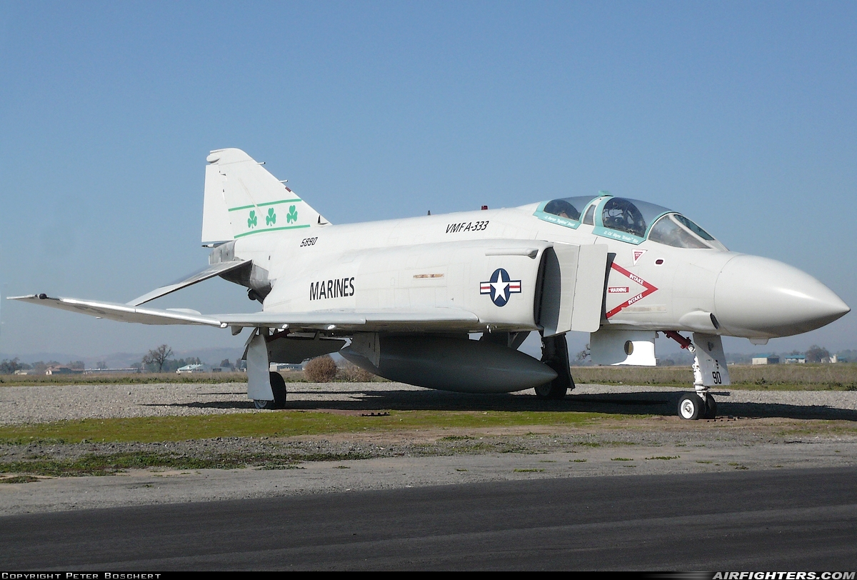 USA - Marines McDonnell Douglas F-4S Phantom II 155890 at Paso Robles Municipal Airport (PRB / KPRB), USA
