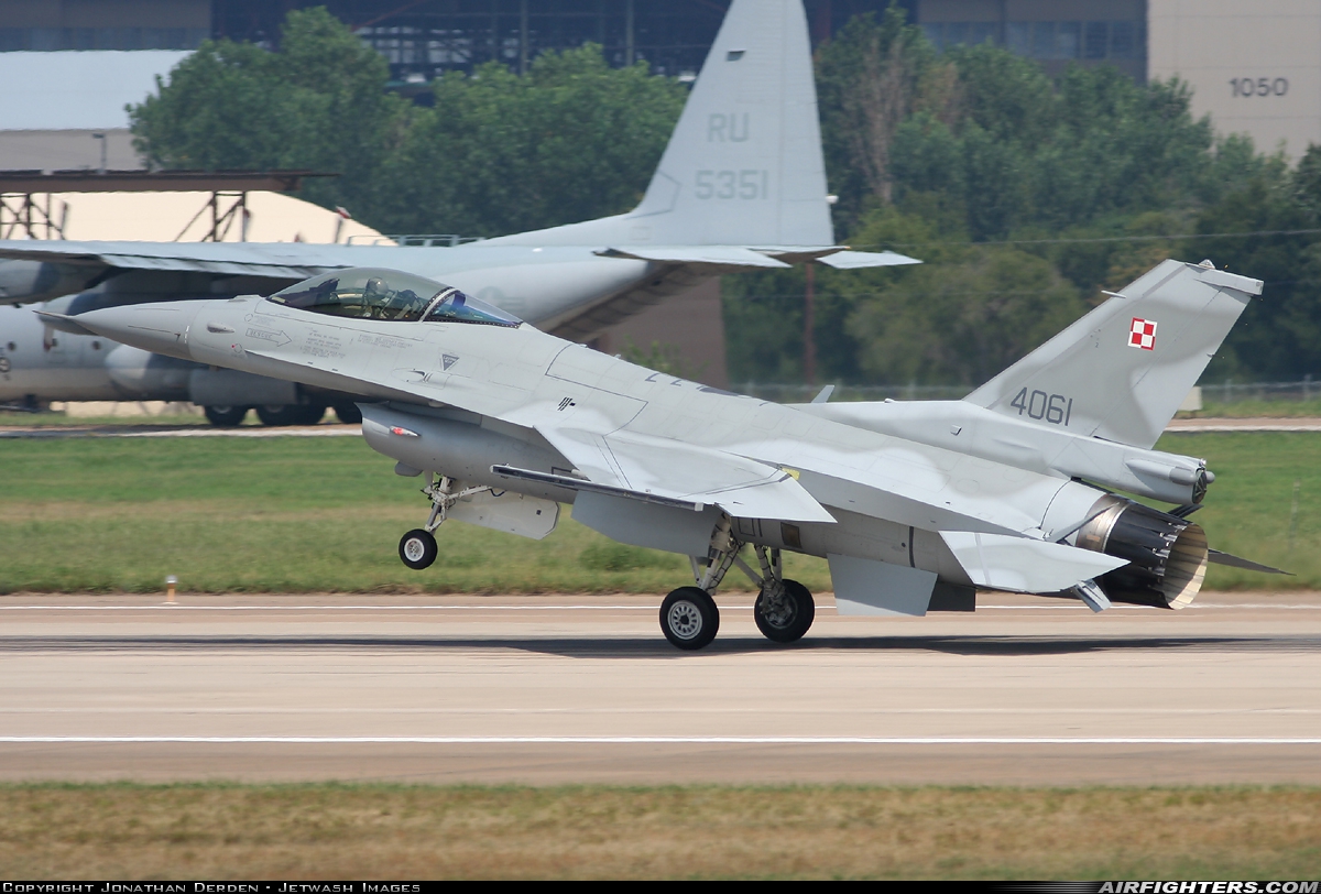 Poland - Air Force General Dynamics F-16C Fighting Falcon 4061 at Fort Worth - NAS JRB / Carswell Field (AFB) (NFW / KFWH), USA
