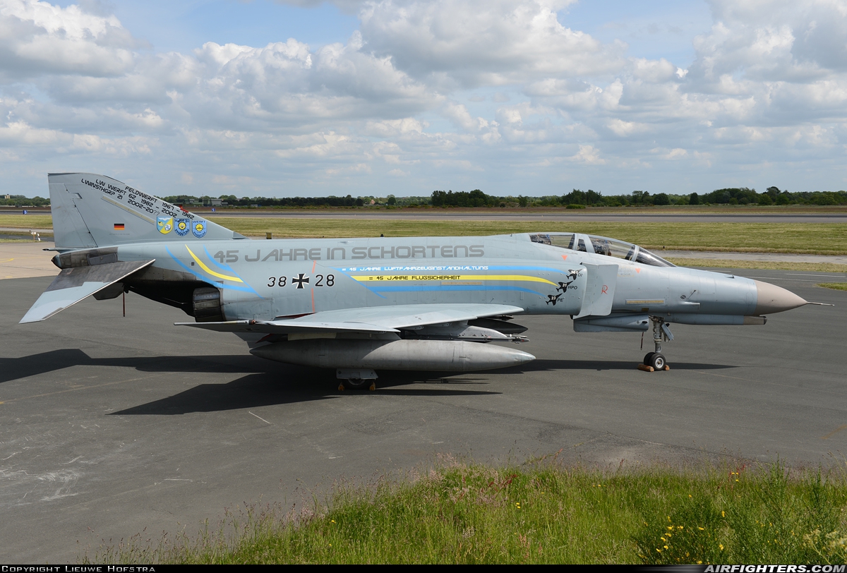 Germany - Air Force McDonnell Douglas F-4F Phantom II 38+28 at Wittmundhafen (Wittmund) (ETNT), Germany
