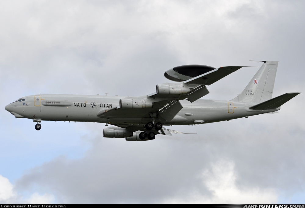 Luxembourg - NATO Boeing E-3A Sentry (707-300) LX-N90454 at Orland (OLA / ENOL), Norway