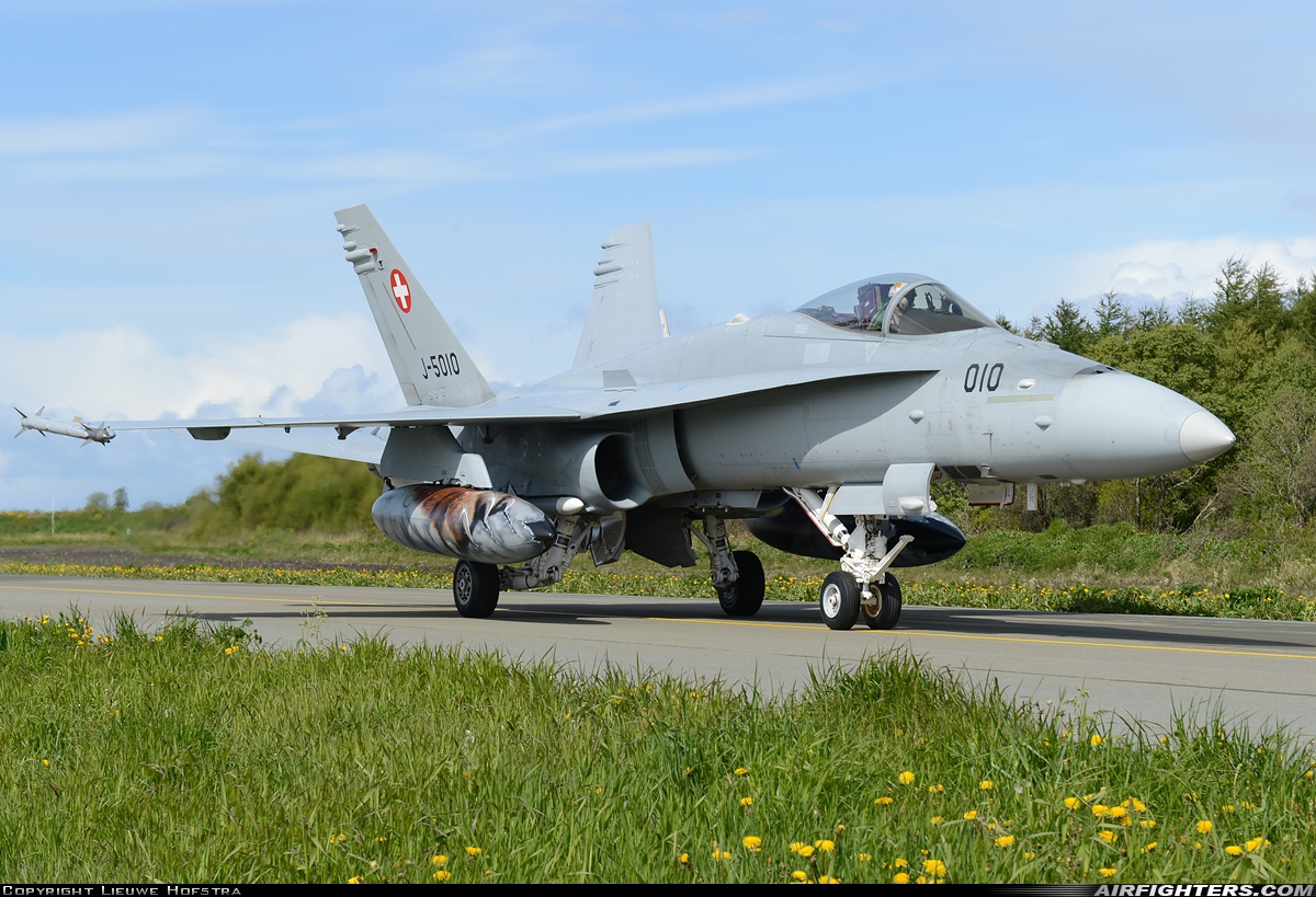 Switzerland - Air Force McDonnell Douglas F/A-18C Hornet J-5010 at Orland (OLA / ENOL), Norway