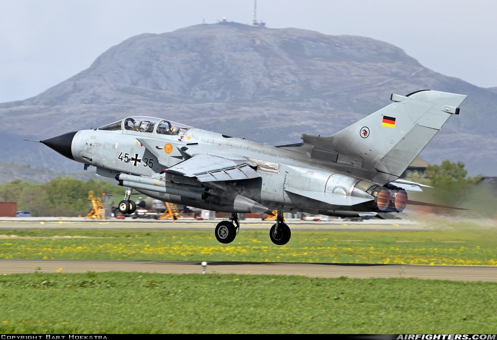 Germany - Air Force Panavia Tornado IDS 45+35 at Orland (OLA / ENOL), Norway
