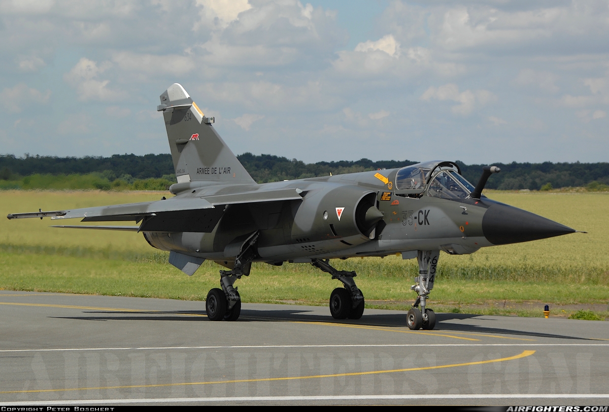 France - Air Force Dassault Mirage F1CR 634 at Florennes (EBFS), Belgium