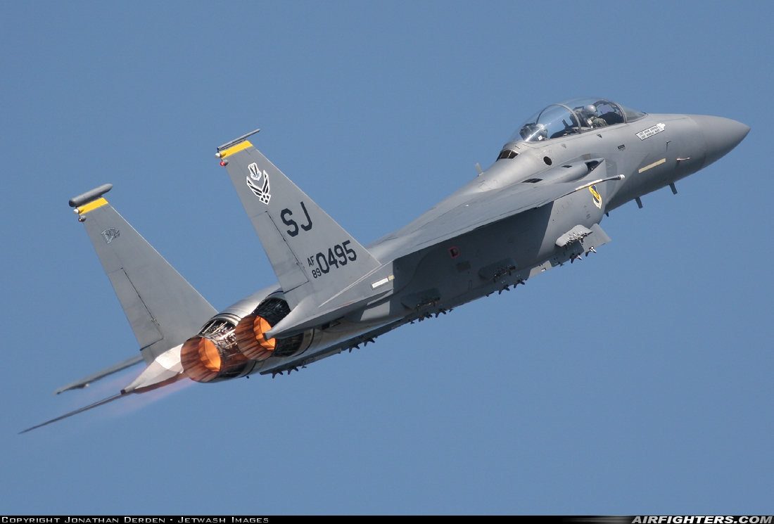 USA - Air Force McDonnell Douglas F-15E Strike Eagle 89-0485 at Panama City - Tyndall AFB (PAM / KPAM), USA
