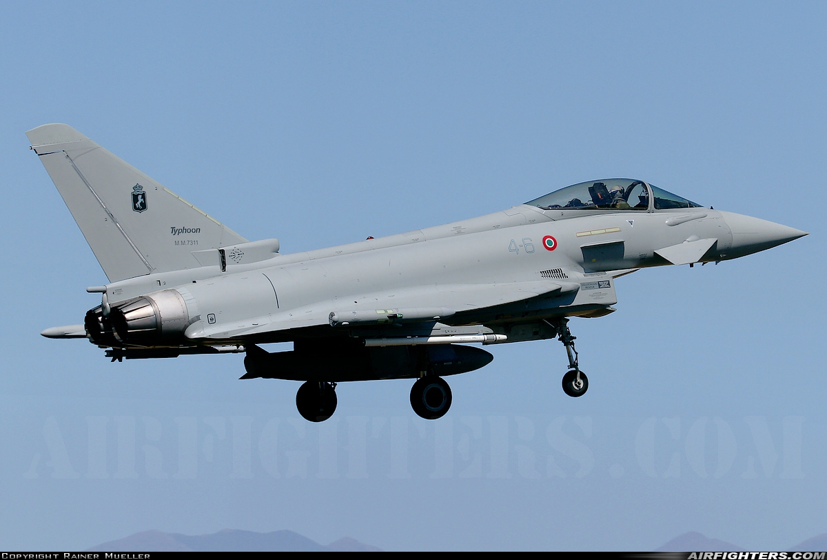 Italy - Air Force Eurofighter F-2000A Typhoon (EF-2000S) MM7311 at Decimomannu - (DCI / LIED), Italy