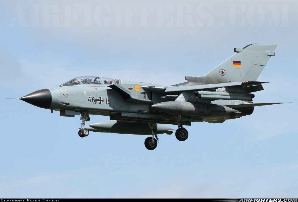 Germany - Air Force Panavia Tornado IDS 46+15 at Schleswig (- Jagel) (WBG / ETNS), Germany