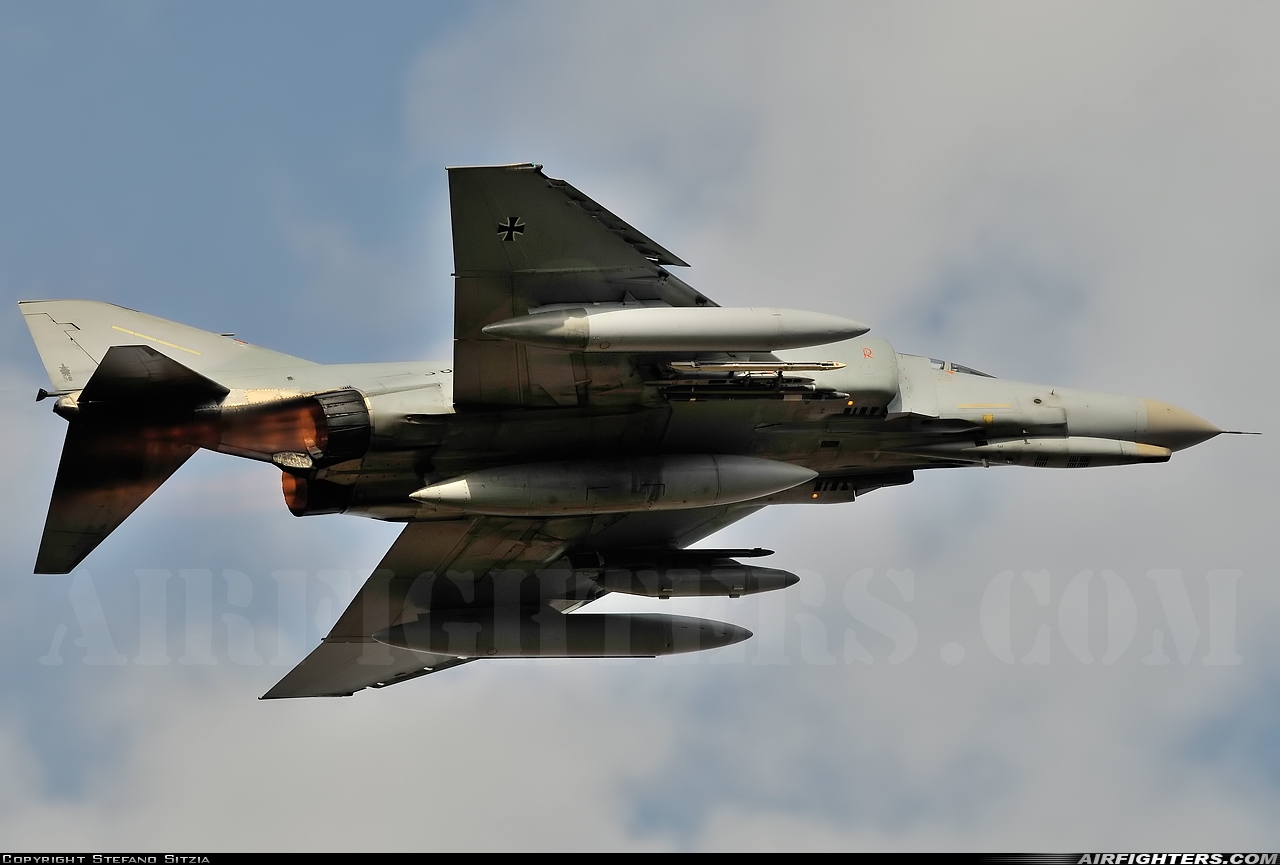 Germany - Air Force McDonnell Douglas F-4F Phantom II 38+57 at Decimomannu - (DCI / LIED), Italy