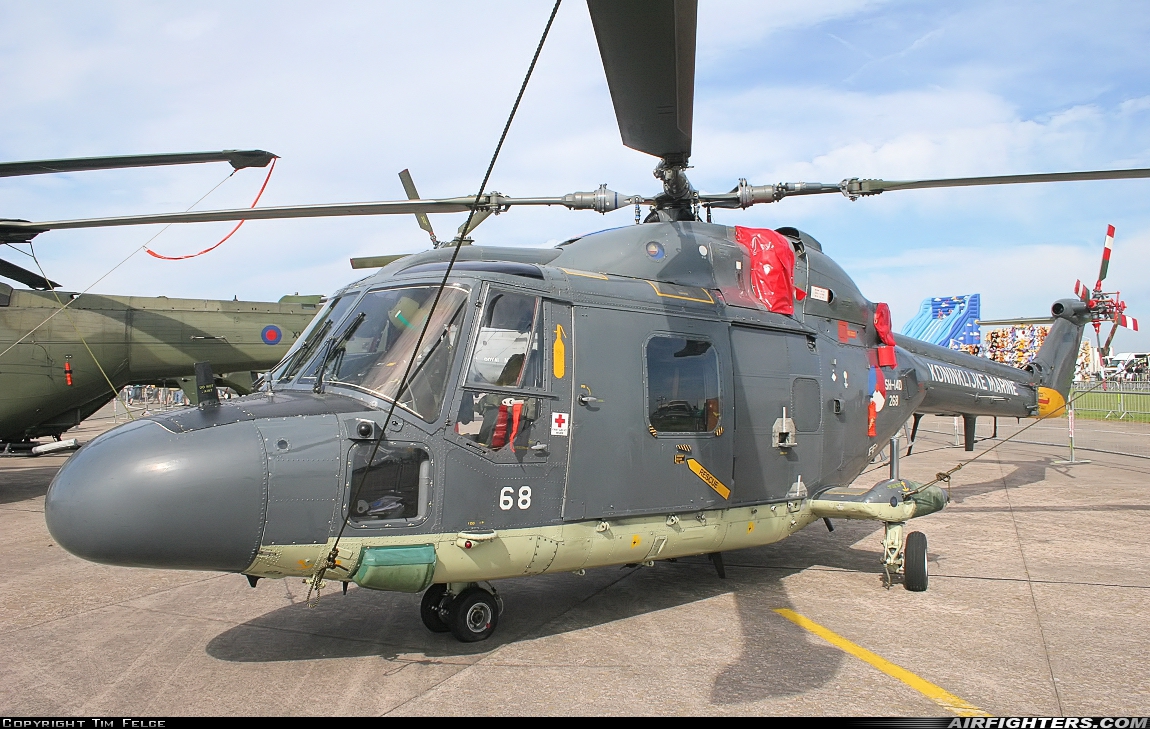 Netherlands - Navy Westland WG-13 Lynx SH-14D 268 at Culdrose (EGDR), UK