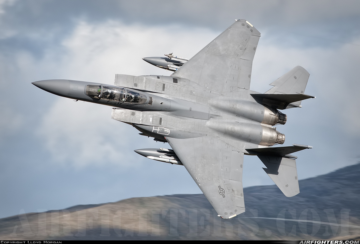 USA - Air Force McDonnell Douglas F-15E Strike Eagle 91-0316 at Off-Airport - Machynlleth Loop Area, UK