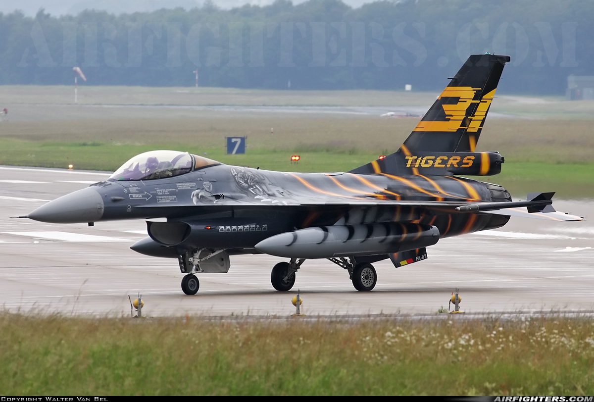 Belgium - Air Force General Dynamics F-16AM Fighting Falcon FA-87 at Geilenkirchen (GKE / ETNG), Germany