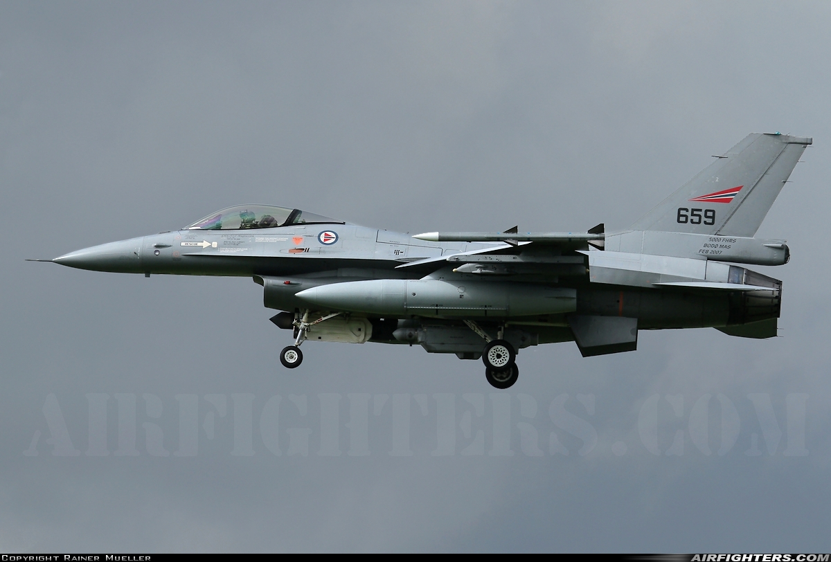 Norway - Air Force General Dynamics F-16AM Fighting Falcon 659 at Leeuwarden (LWR / EHLW), Netherlands
