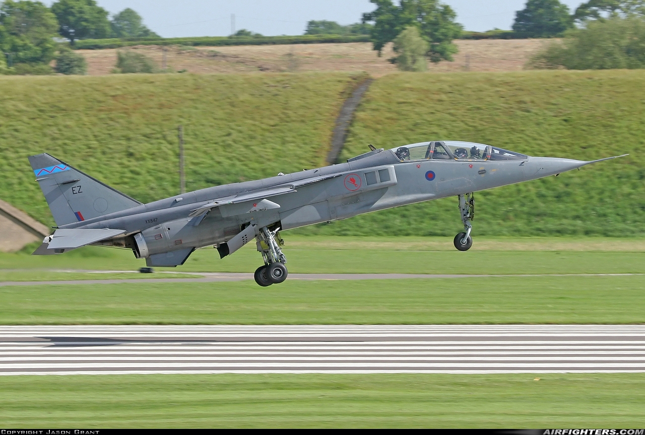 UK - Air Force Sepecat Jaguar T4 XX847 at Cosford (EGWC), UK