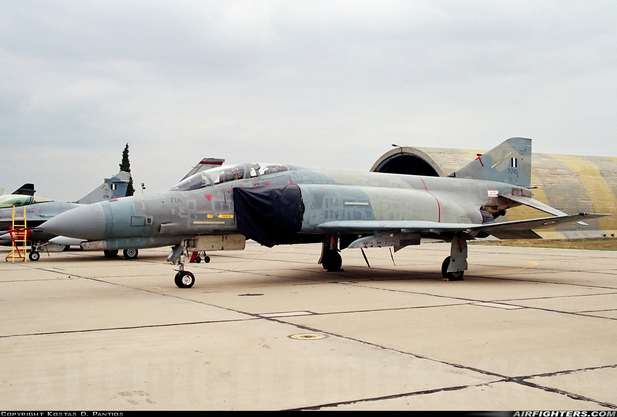 Greece - Air Force McDonnell Douglas F-4E AUP Phantom II 71745 at Tanagra (LGTG), Greece