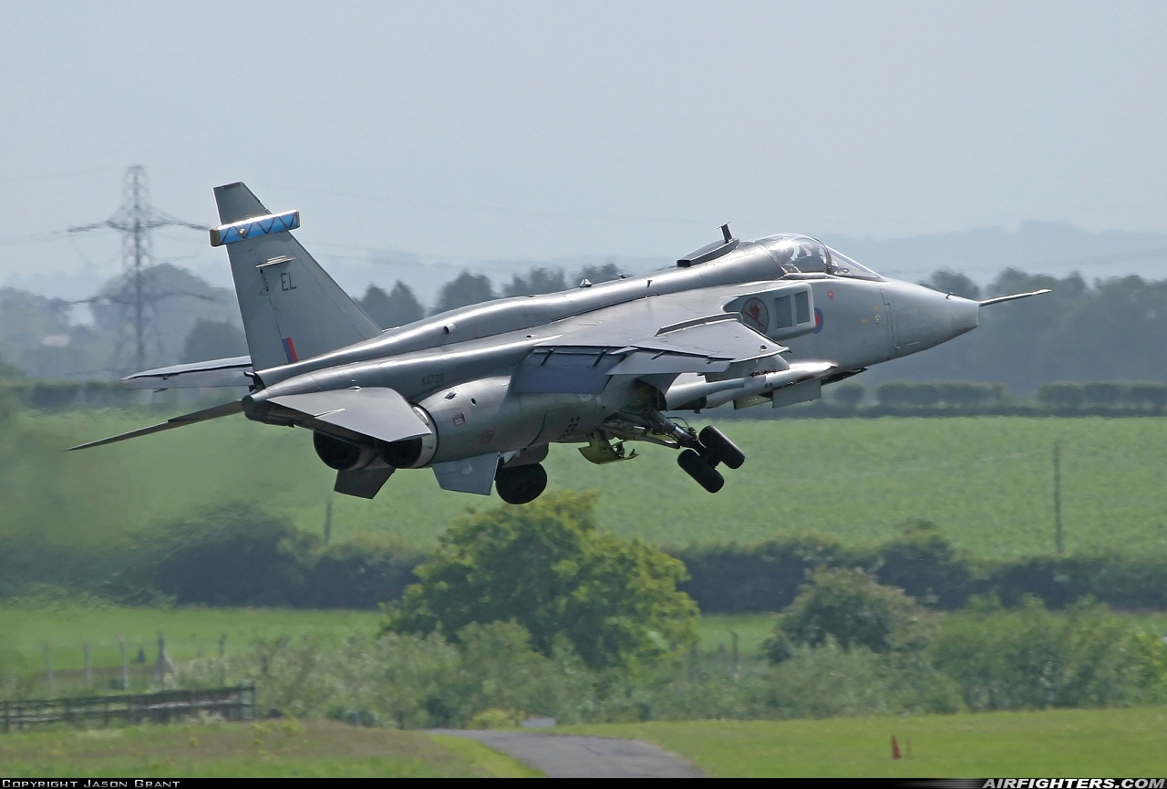 UK - Air Force Sepecat Jaguar GR3A XX729 at Cosford (EGWC), UK